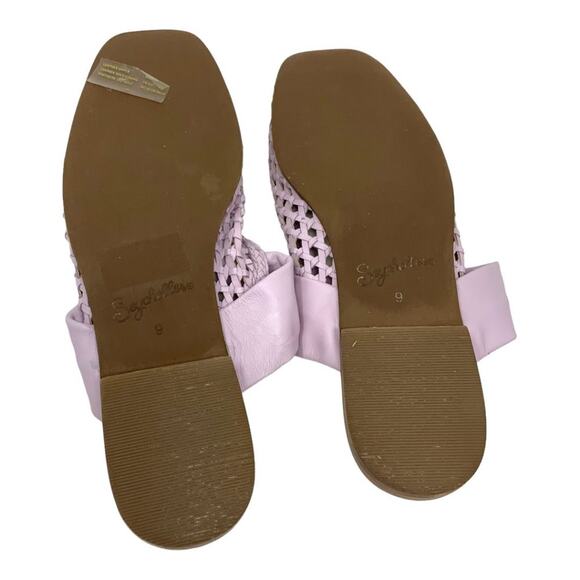 Seychelles Art Deco Leather Slip On Flat Mules Size 9 NWT $159 MSRP - Picture 7 of 7